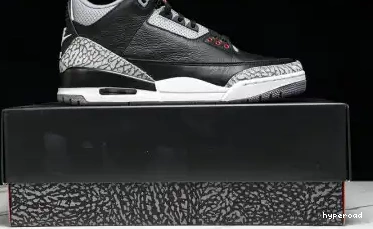 Hyperoad 2024 OG “Black Jordan 3 Cement” Air 0605